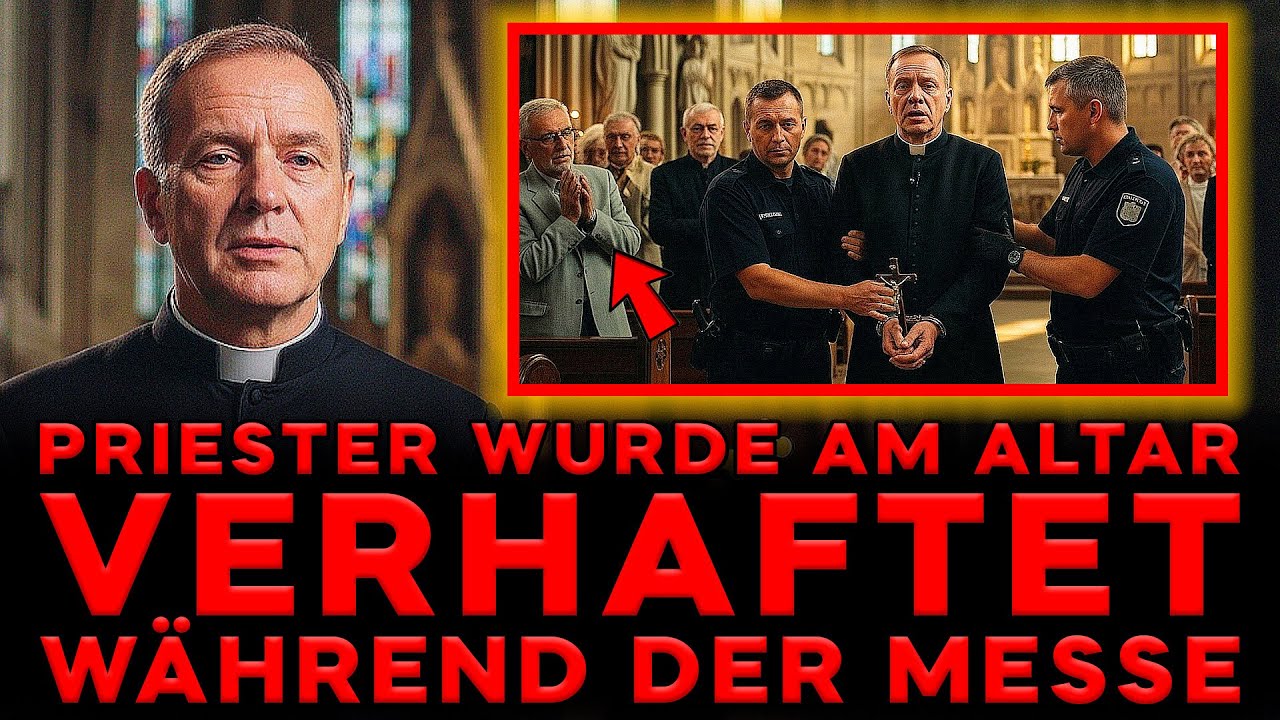 PRIESTER WURDE AM ALTAR VERHAFTET, WEIL ER DIE SÜNDEN SEINES BISCHOFS VOR ALLEN ENTHÜLLTE