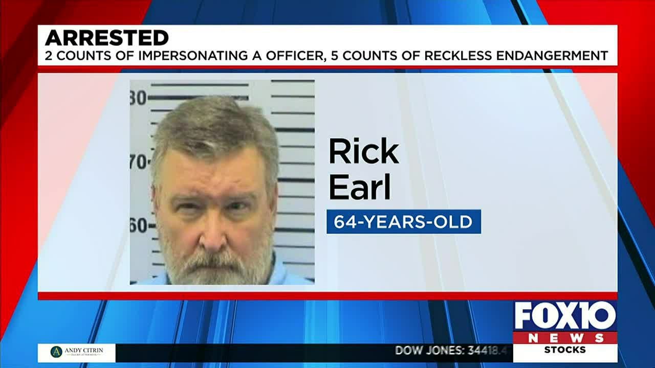 Man arrested for allegedly impersonating an officer - YouTube