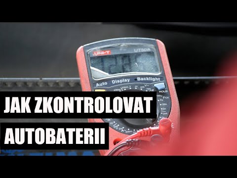 Jak zkontrolovat autobaterii a nabíjecí soustavu | Měření napětí a klidového odběru