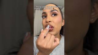 The shine on this lip gloss 🤌🏽 #lipcombo #lipcombotutorial #beforeandafter #makeuptips #mua #fyp