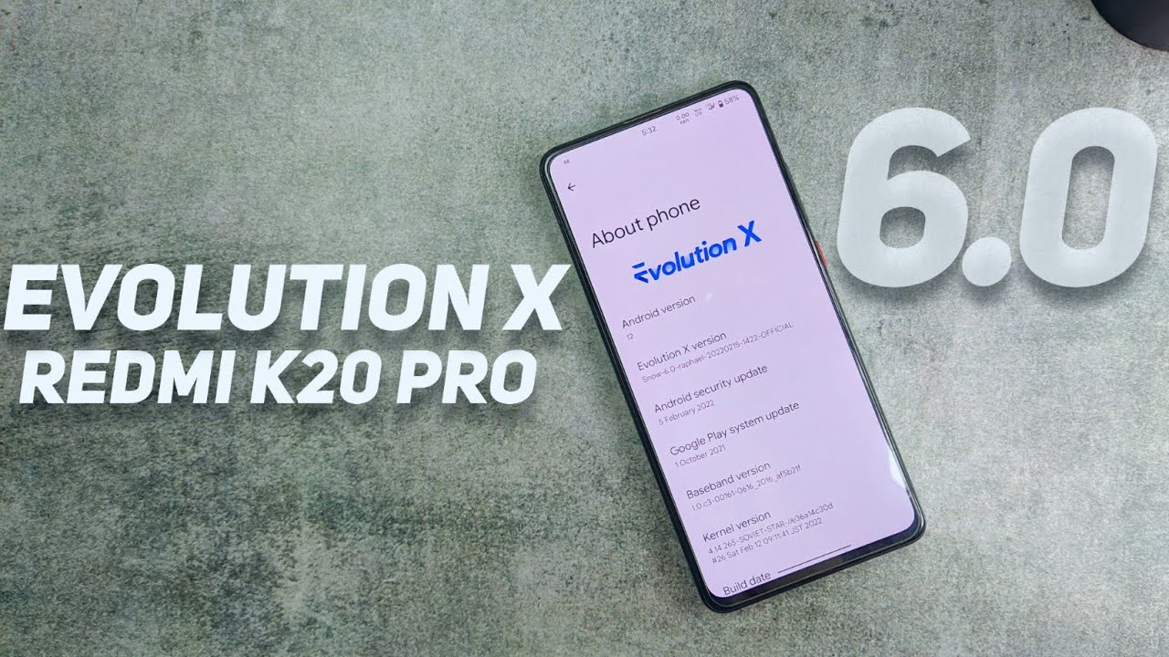 Evolution X Android 12 16th February UPDATE On Redmi K20 Pro ...