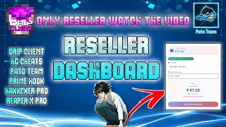 RESSALER DASHBOARD || DRIP CLIENT KEY KASE BANAYE || GLOBAL KEY STORE RESELLER
