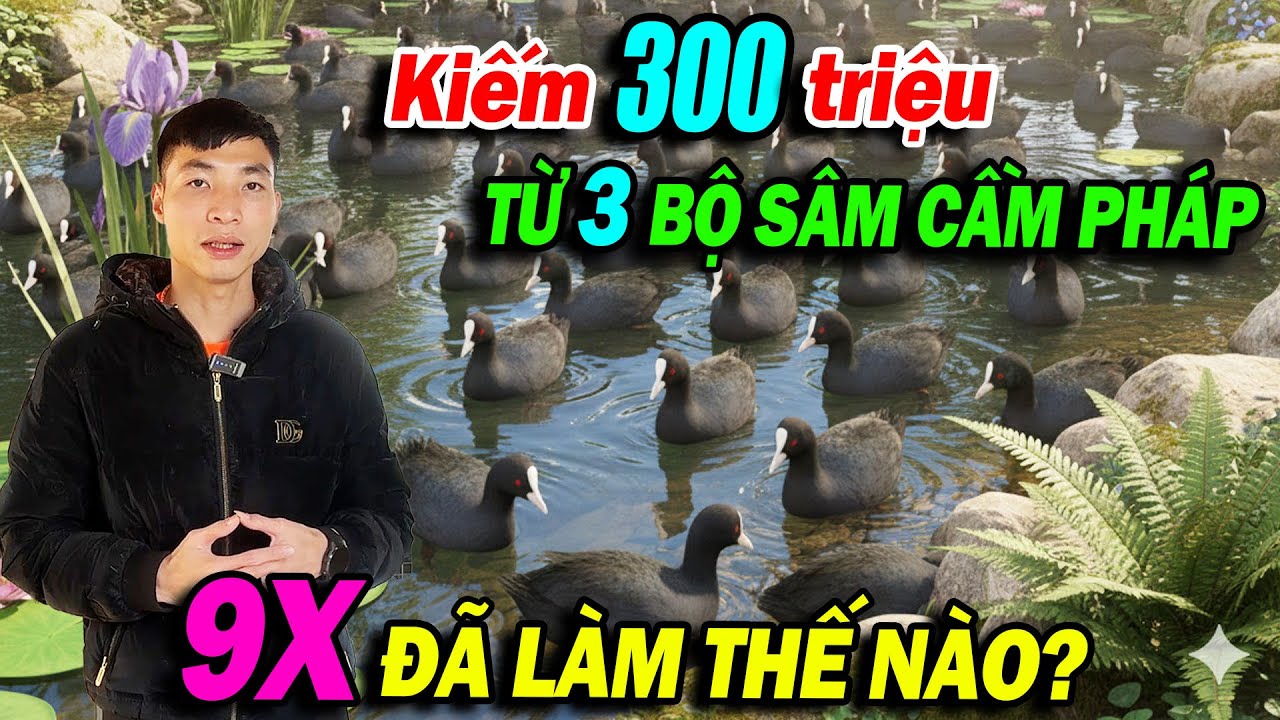 KIẾM 300 TRIỆU ĐỒNG TỪ 3 BỘ CHIM SÂM CẦM PHÁP, THANH NIÊN 9X ĐÃ LÀM NHƯ THẾ NÀO? | ĐI LÊN TỪ LÀNG