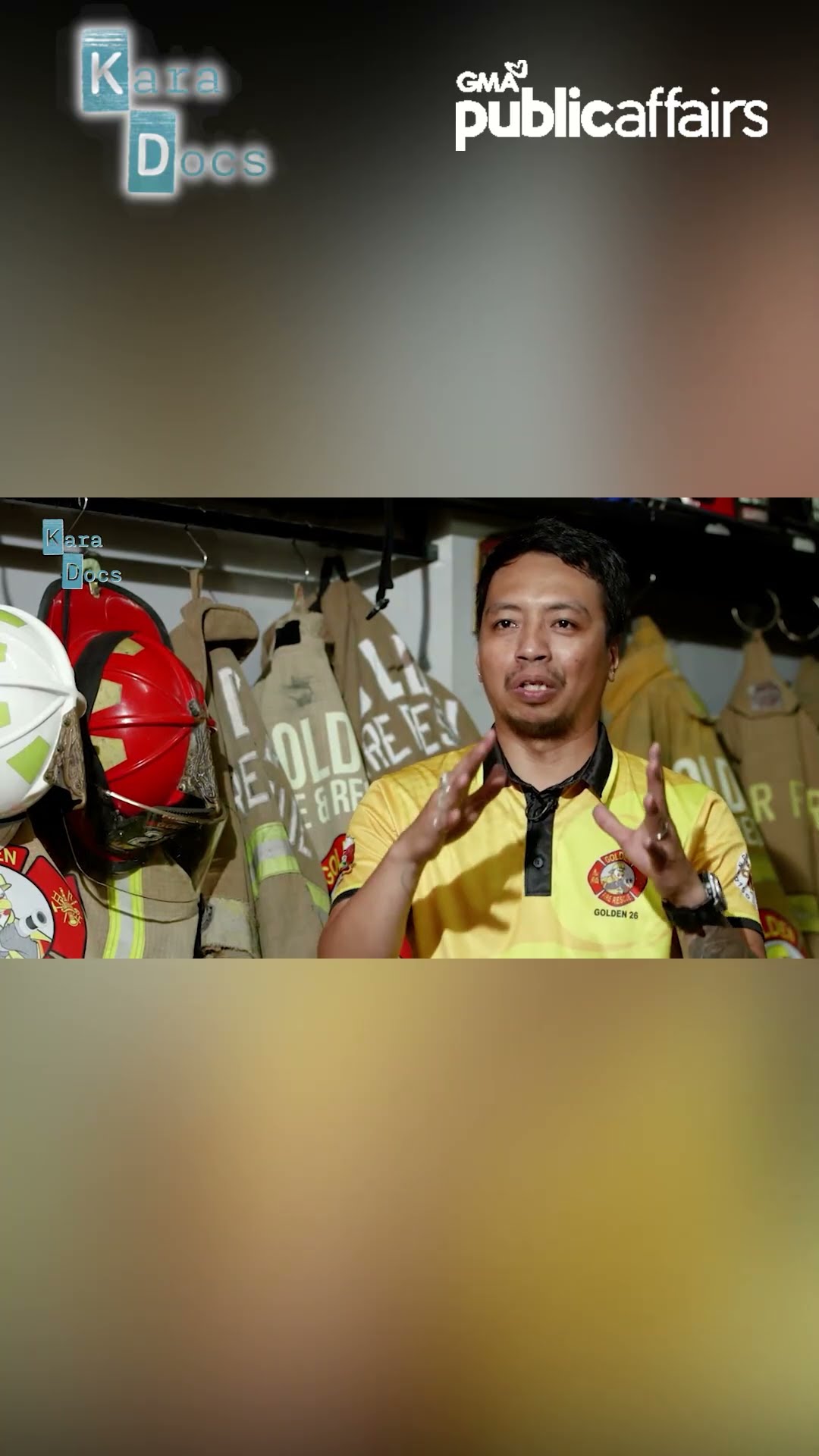 Volunteer firefighter, minsan nang nalagay sa panganib ang buhay | Kara Docs