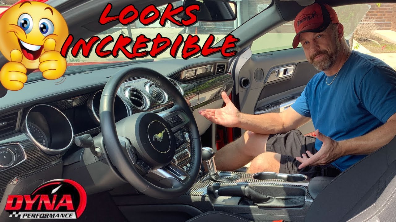 Insane carbon fiber interior on a Budget.. Mustang, Charger, Challenger