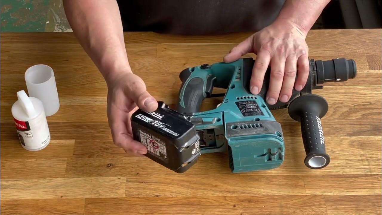 Medicin Lederen Enkelhed Makita DHR243RTJ Cordless SDS Hammer Drill - Real world review. One year  review. - YouTube