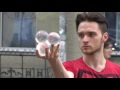 Жонглирование стеклянными шарами.Жонглирование вслепую