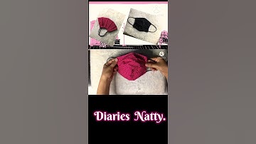 DIY BlackPink Mask With Filter Pocket NO SEWING MACHINE.Easy Make Fabric Face Mask at home