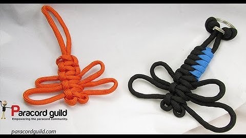 How to make a paracord dragonfly