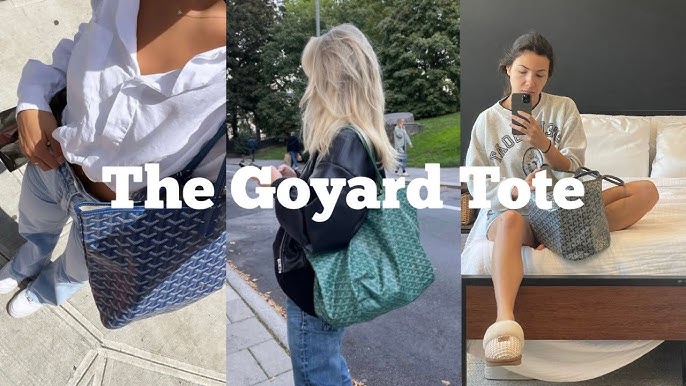 street style goyard isabelle bag