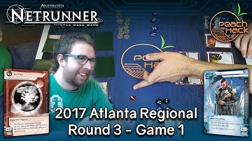 Netrunner - Jinteki RP vs. Los - 2017 Atlanta Regional - Round 3 Game 1
