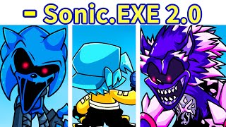 Friday Night Funkin' VS SONIC.EXE 2.0 FULL WEEK + Cutscenes (All