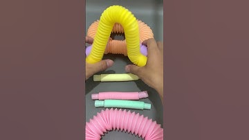 Relaxing with Pop tube sounds #asmr #shorts