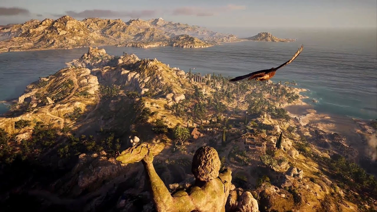 Assassin's Creed Odyssey Lightning Zeus Synchronization Complete