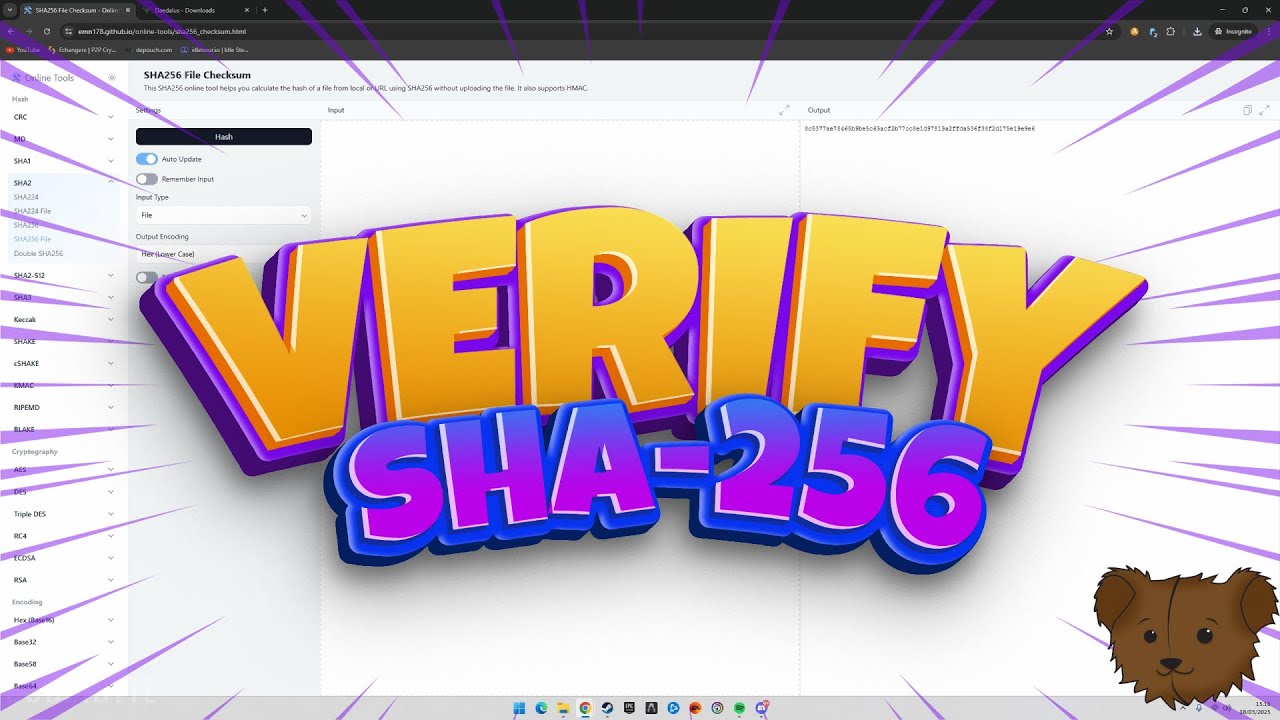 How to Check a File Checksum (SHA256) - YouTube