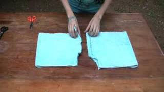How to Recycle an old Towel into Shorts!
