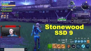 Take a look at the chaos of stonewood storm shield defense 9 in
fortnite save world.