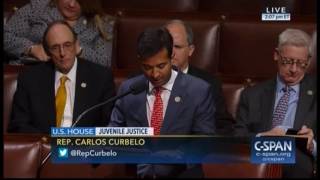 During House Floor Debate, Curbelo Expresses Support for Juvenile Justice Reform Act