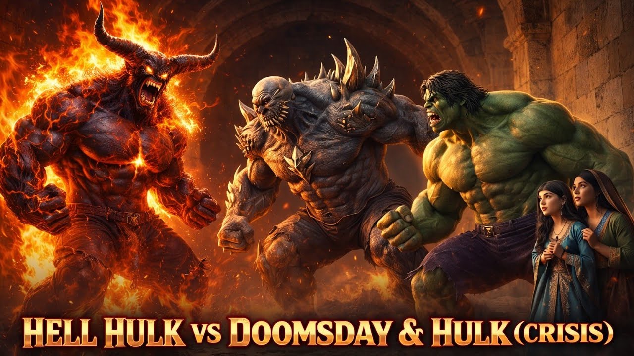 “Hell Hulk vs Doomsday & hulk (Crisis) – Persian Princess Rescue Mission” 🔥💥