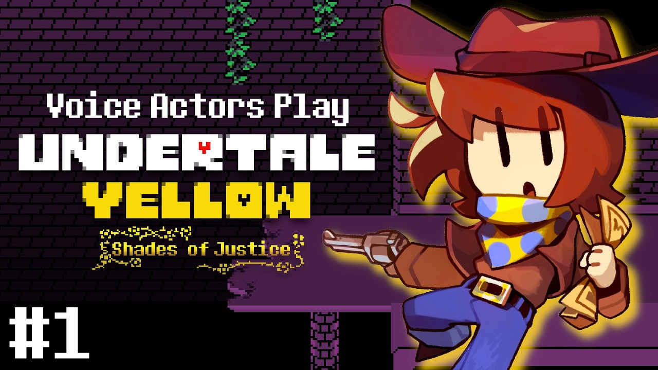 VOICE ACTORS PLAYS: Undertale Yellow Shades of Justice | Part 1