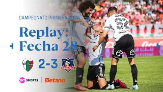Thumbnail for TNT Sports Replay | Palestino 2-3 Colo Colo | Fecha 28