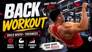 ADVANCED BACK WORKOUT FOR MEN | Full Gym Session