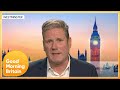 Labour Party Leader Challenged On U-Turn On The £15 Minimum Wage & His Furlough Views | GMB