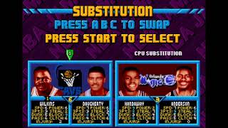 NBA Jam: Tournament Edition (Sega Genesis)- Cavaliers Gameplay 1/2