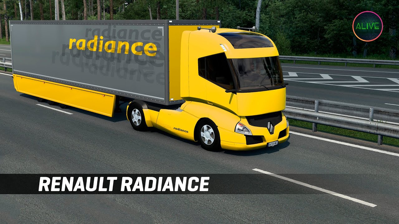 RENAULT RADIANCE (jon-ruda) - ОБЗОР МОДА ДЛЯ ETS 2 1.43 - YouTube