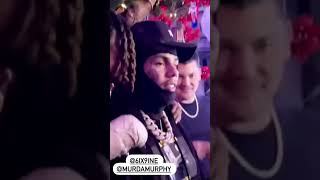 6ix9ine makes Goofy eyes & at the Club!