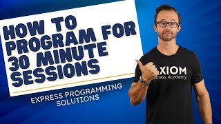 How To Program For 30 Minute Sessions: Express Programming Solutions|| NASM-CPT Pro Tips screenshot 2