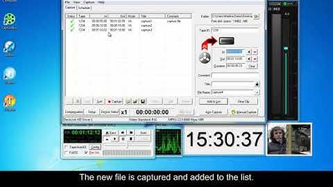 Capturebox Capture from tape