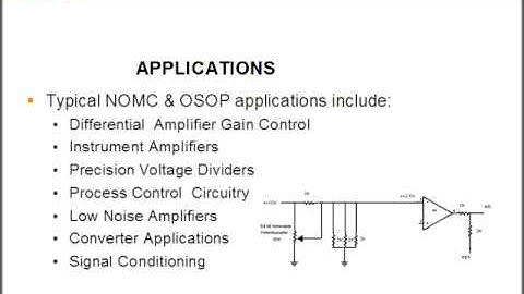 Thin Film NOMC & OSOP