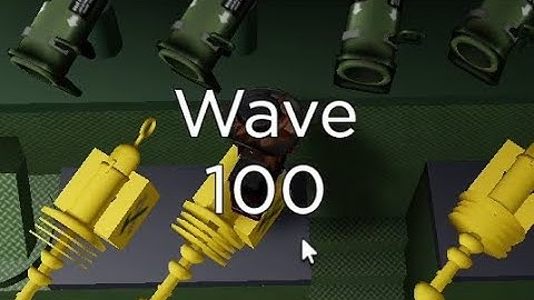 Wave 100 in Fortress Simulator | Roblox
