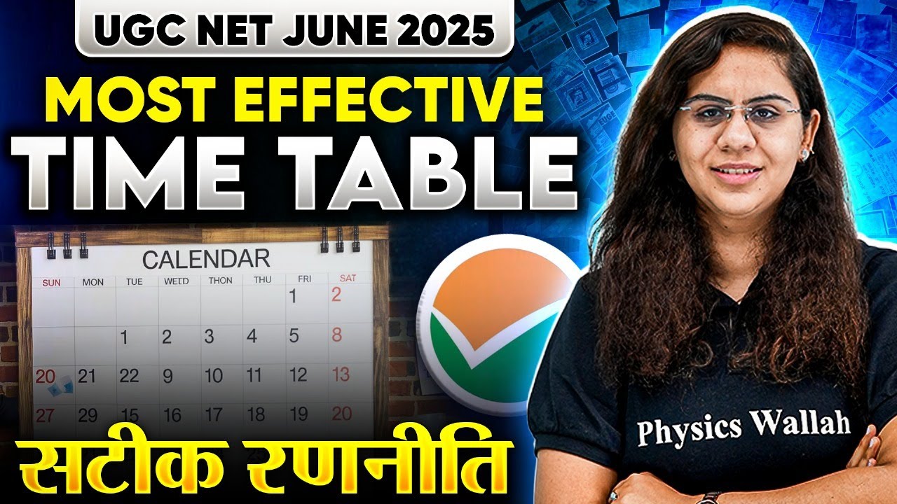 UGC NET June 2025 | Timetable To Qualify For JRF | UGC NET 2025 Time ...