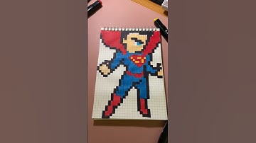 superman 🦸🏻‍♂️ pixel art #pixelartideas #pixelart #art #drawing #superman #dcuniverse