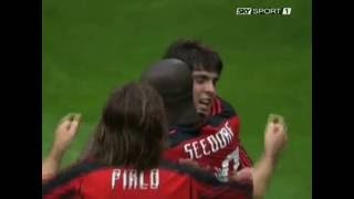 Milan 5-1 Reggina - Campionato 2007/08