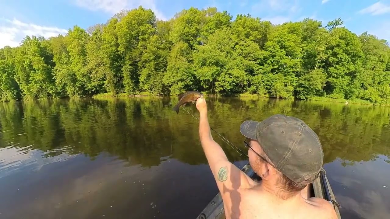 Bass Fishing The Grand River 6-18-2024.  Portland State Game Area