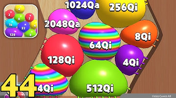 Blob Merge 3d - Gameplay Walkthrough Part 44 - Unlock 256Qi-522Qi (Android, iOS) 2048 Mobile Game