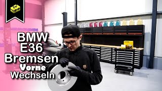 BMW 3 E36 Bremsen Vorne wechseln | Brakes Front Change | Tutorial | VitjaWolf |