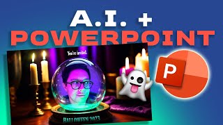 A.I. and POWERPOINT for a Halloween Invitation 👻 TEMPLATE + TUTORIAL 🎃