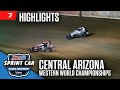 Western World Championships | USAC Sprints at Central Arizona Raceway 10/25/25 | Highlights