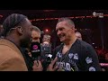 🇺🇦🏆 Oleksandr Usyk reacts after beating Tyson Fury to become Undisputed Heavyweight Champion