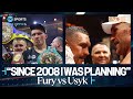 🇺🇦🏆 Oleksandr Usyk reacts after beating Tyson Fury to become Undisputed Heavyweight Champion