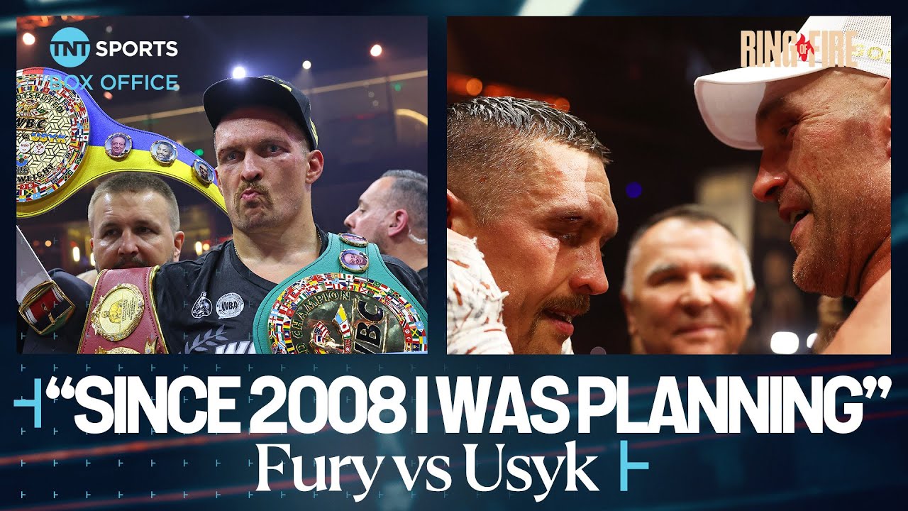 🇺🇦 Wladimir Klitschko reacts after Oleksandr Usyk defeats Tyson Fury to become Undisputed Champion