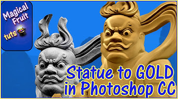 Turn a Statue into Gold in Photoshop CC