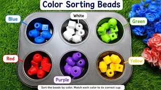 Color Sorting Beads Challenge 🌈