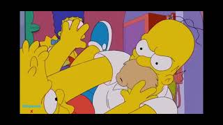 The Simpsons - Fight Cloud