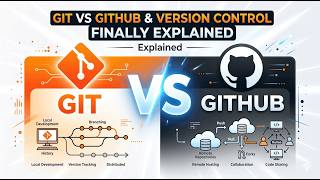 Git vs GitHub (Finally Explained in 6 Minutes) | Version Control Basics