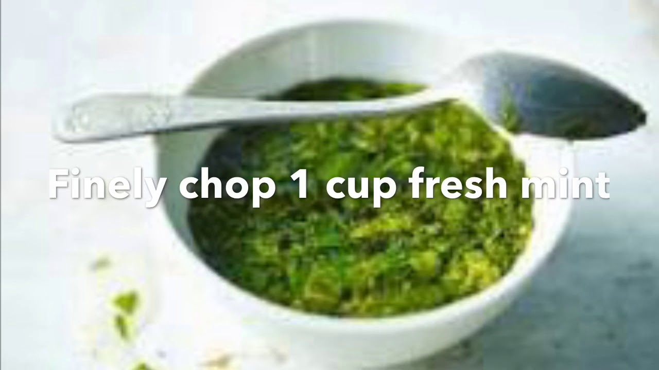 How To Make Mint Sauce YouTube